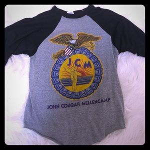 Vintage John Mellencamp 1986 Concert Tee